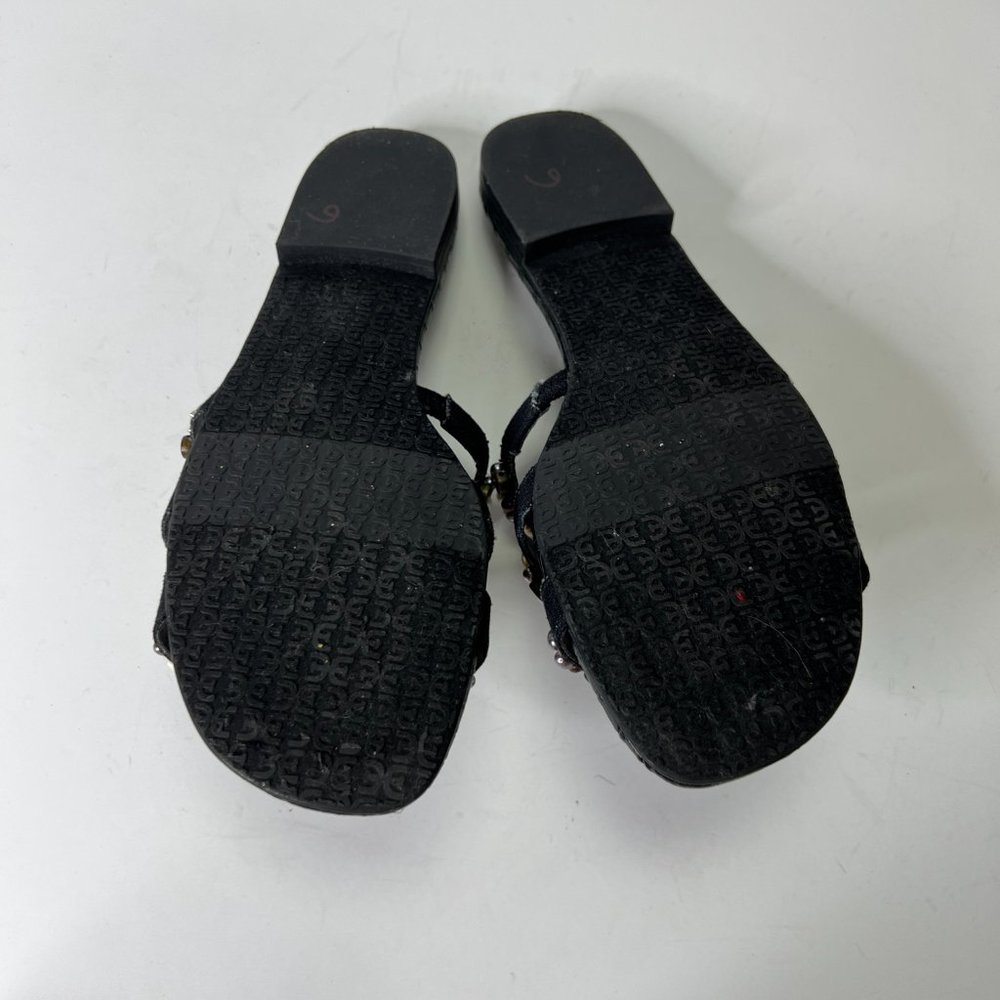 **SOLD**Sam Edelman Shell Embellished Slides Sandals Size 9 - Picture 5 of 6